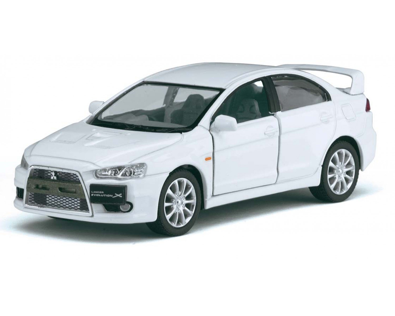 

Модель машины Kinsmart Mitsubishi Lancer Evolution X, 2008 года, инерционная, 1/36 KT5329W