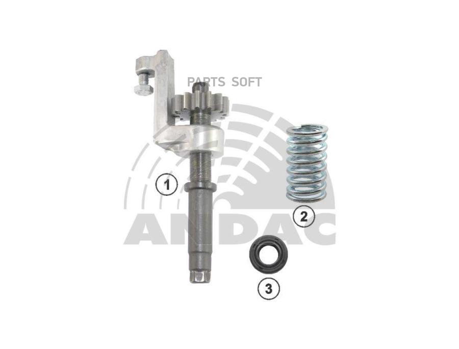 ANDAC 081020149 0810 20149_р/к дискового тормоза !регулировочное устр-во \MERITOR ELSA 195