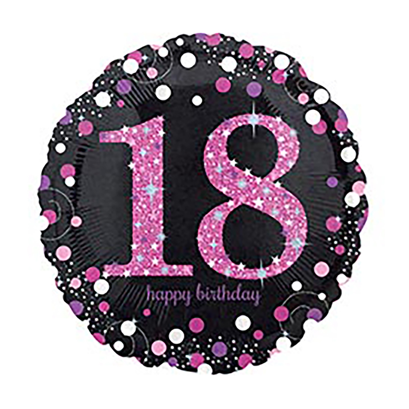 фото Шар фольгированный 18" happy birthday «18», 1 шт. anagram