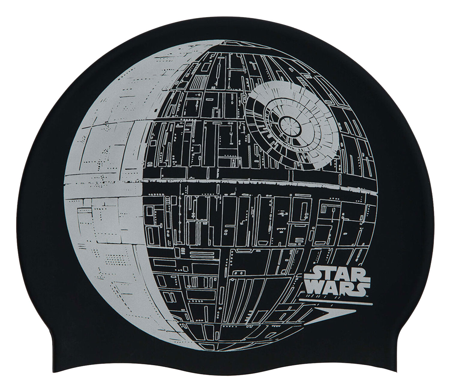 SPEEDO Star Wars Slogan Print Cap шапочка (C852) чер/сереб, one size