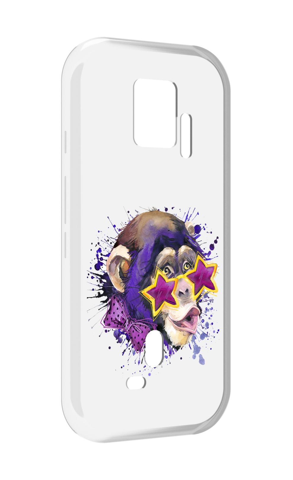 

Чехол MyPads обезьяна в очках для ZTE Nubia Red Magic 7S Pro, Прозрачный, Tocco