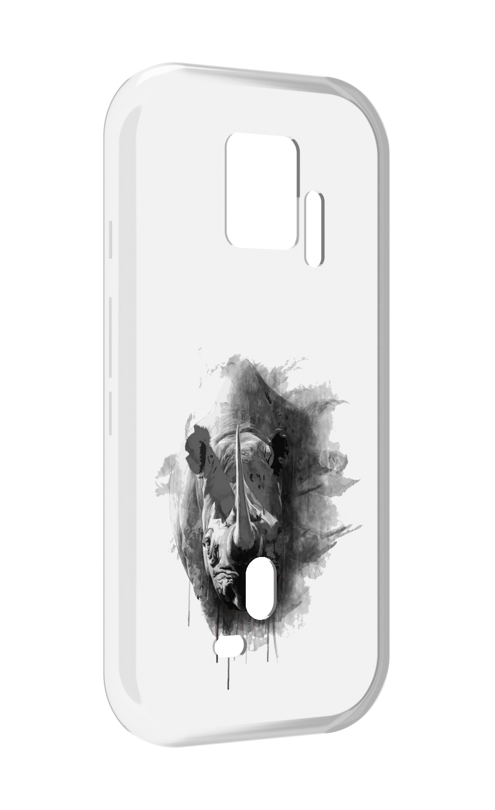 

Чехол MyPads носорог для ZTE Nubia Red Magic 7S Pro, Прозрачный, Tocco