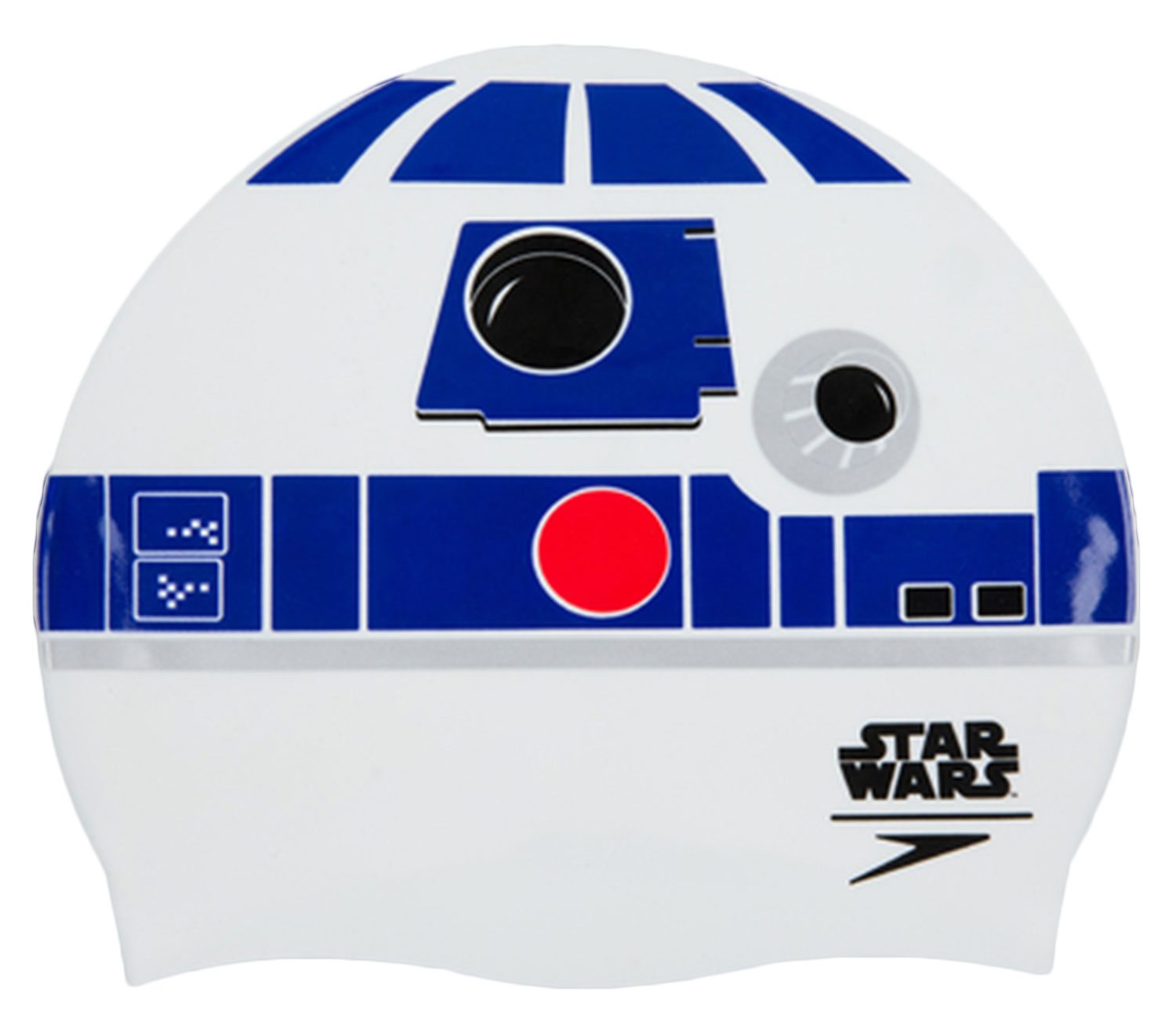 

SPEEDO Star Wars Slogan Print Cap шапочка (C631) бел/гол, Белый;голубой, Star wars slogan print cap