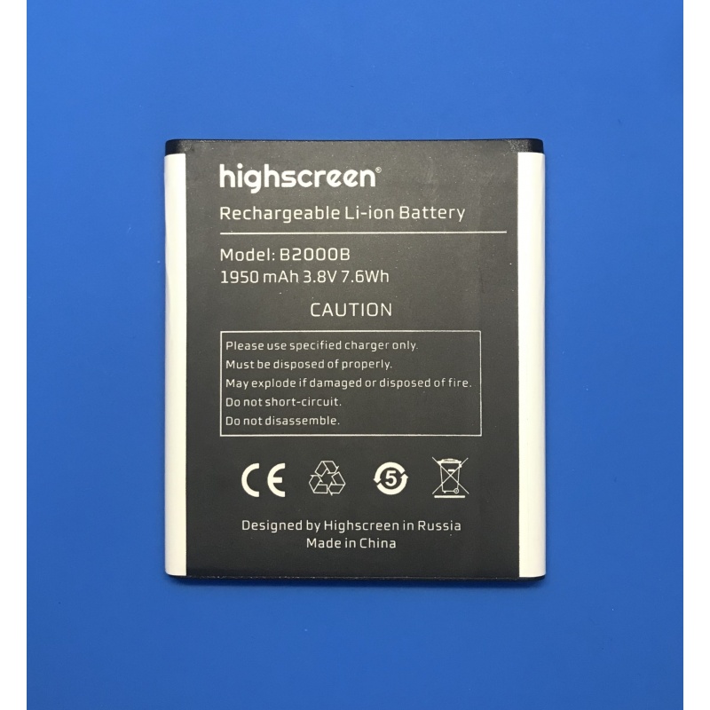 

Аккумулятор B2000B для HIGHSCREEN Winwin - 2000 mAh