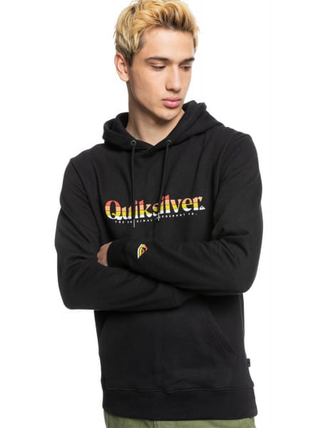 

Худи мужское Quiksilver EQYFT04453 черное S, Черный, EQYFT04453