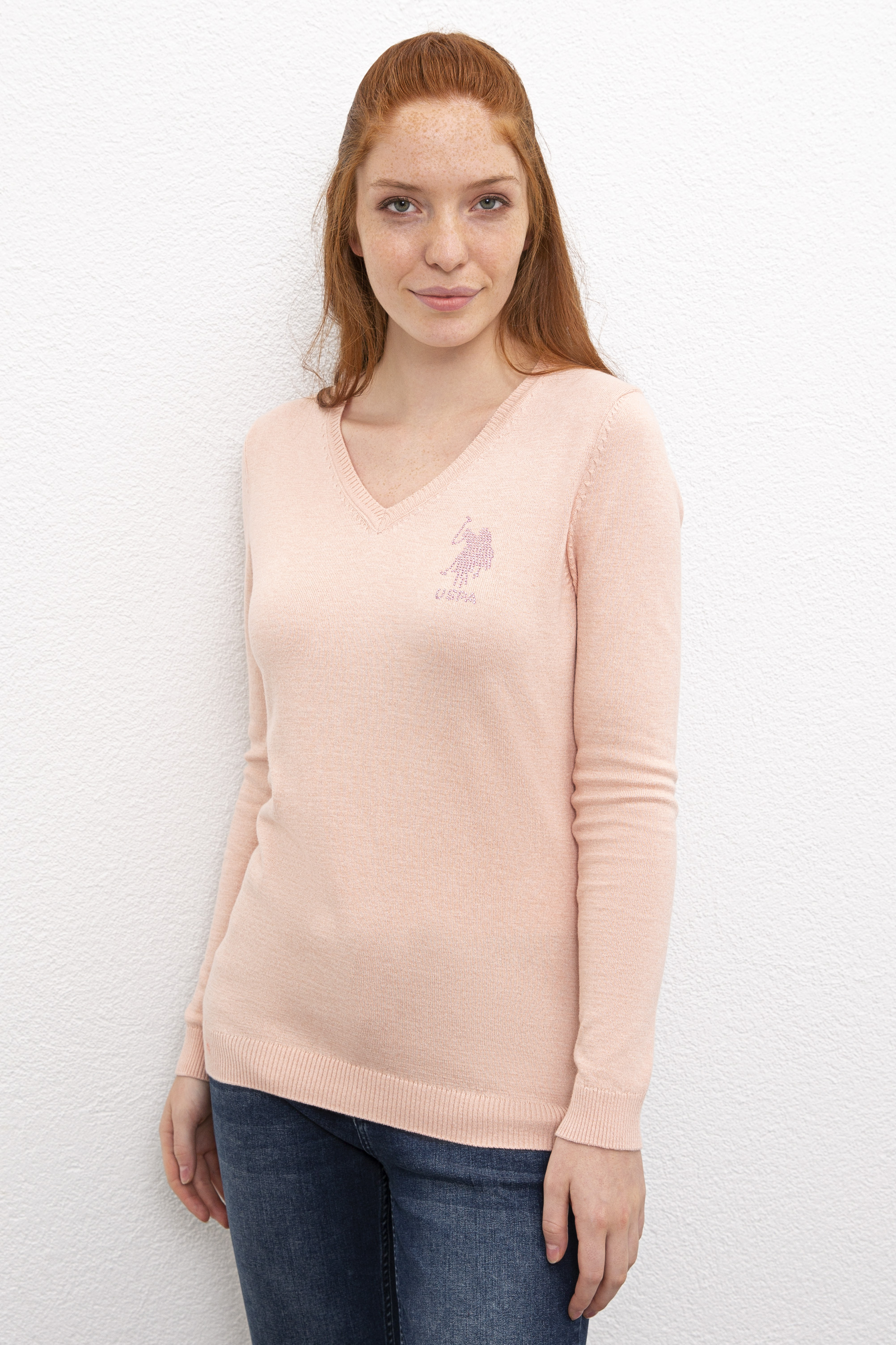 

Пуловер женский U.S. POLO Assn. G082SZ0TK0TKT01-BSK9 розовый XS, G082SZ0TK0TKT01-BSK9