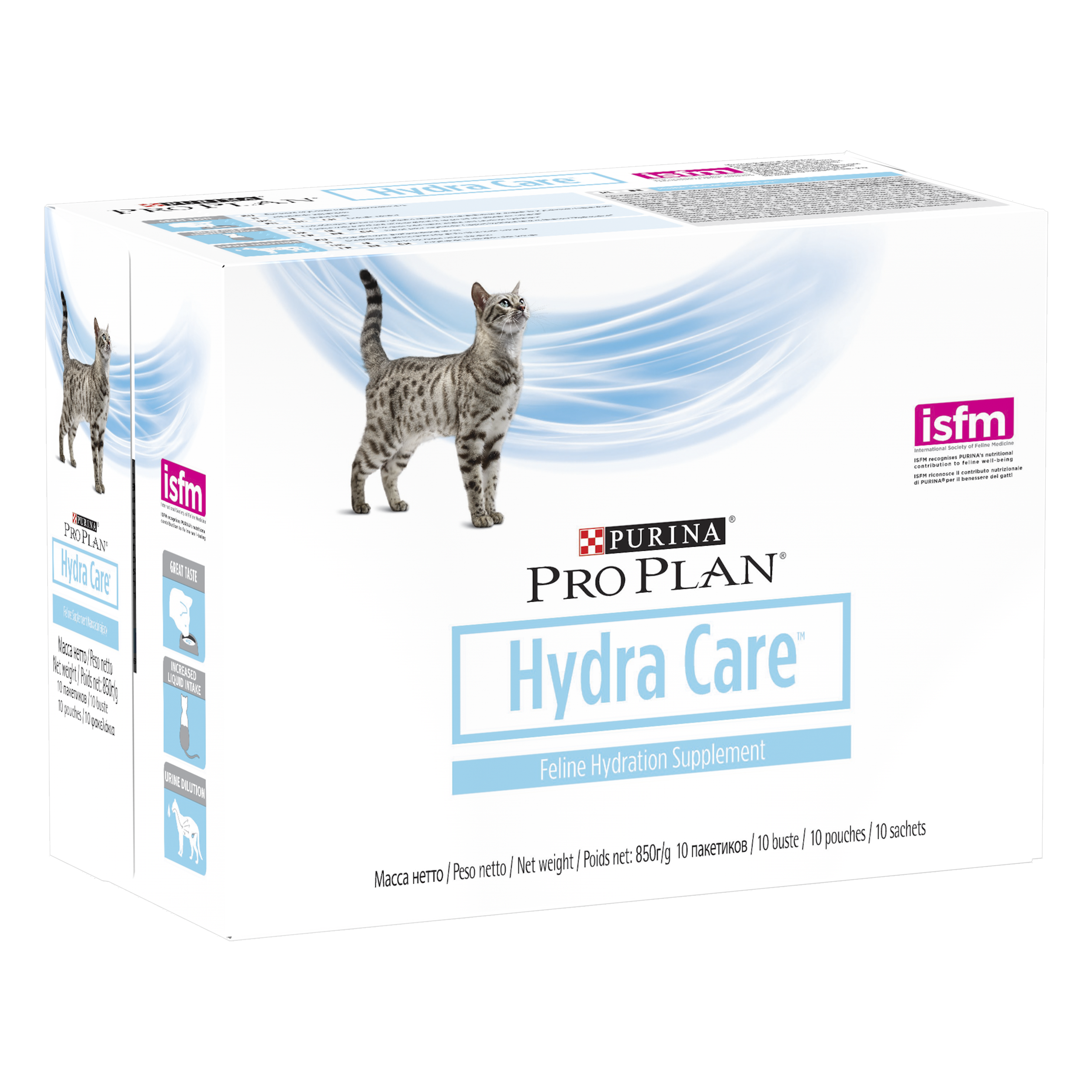 Влажный корм для кошек Pro Plan Veterinary Diets Hydra Care, 10шт по 85г