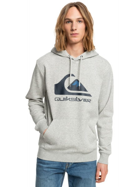 

Худи мужское Quiksilver EQYFT04450 серое S, Серый, EQYFT04450