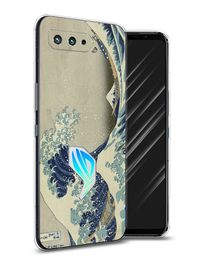 

Чехол Awog на Asus ROG Phone 5S "Большая волна в Канагаве", Серый;синий;голубой, 44550-9