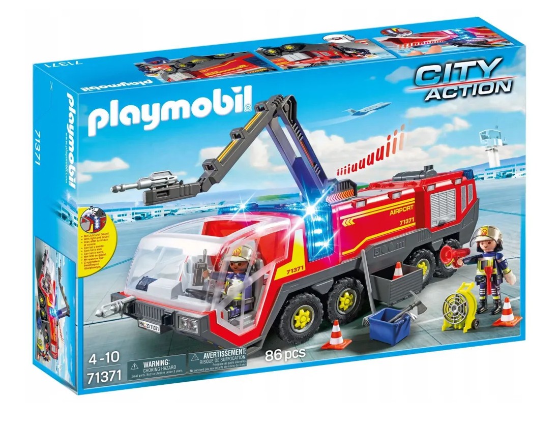 

Набор Playmobil City Action Пожарная машина свет, звук 71371, City Action