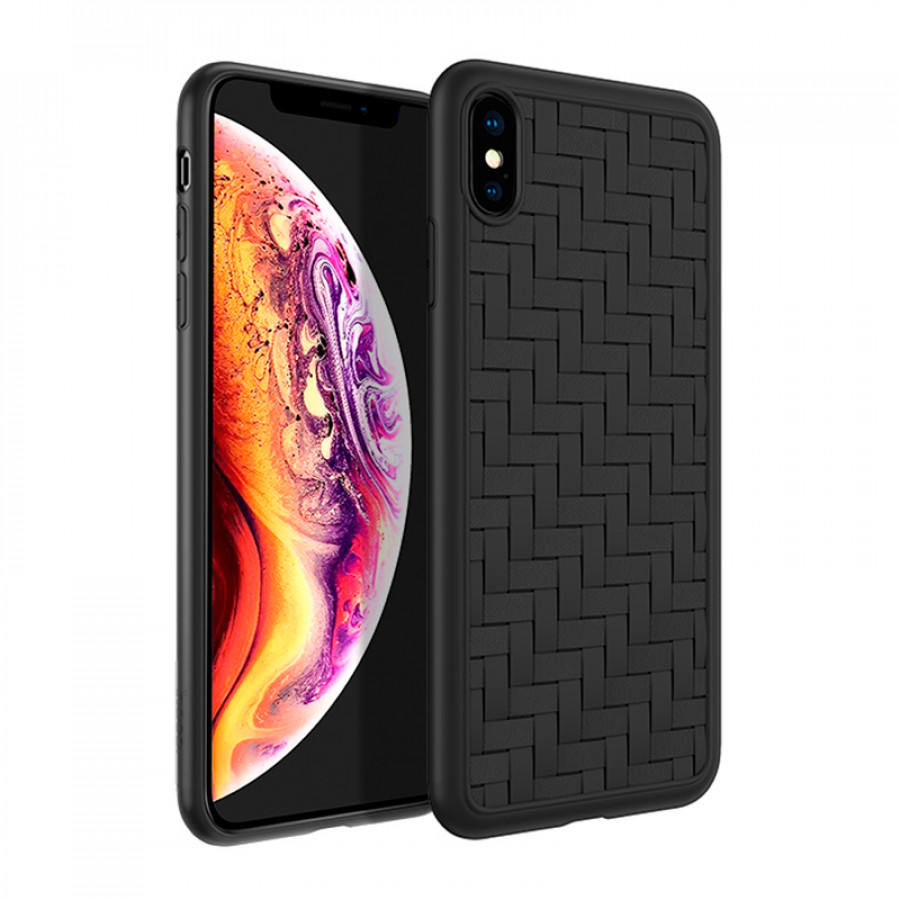 фото Накладка hoco tracery series tpu soft case для iphone xs max черная