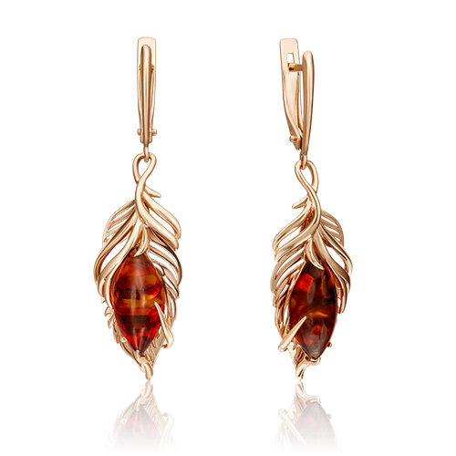 

Серьги из красного золота с янтарем PLATINA jewelry 02-4400-00-271-1110-46_0, 02-4400-00-271-1110-46_0