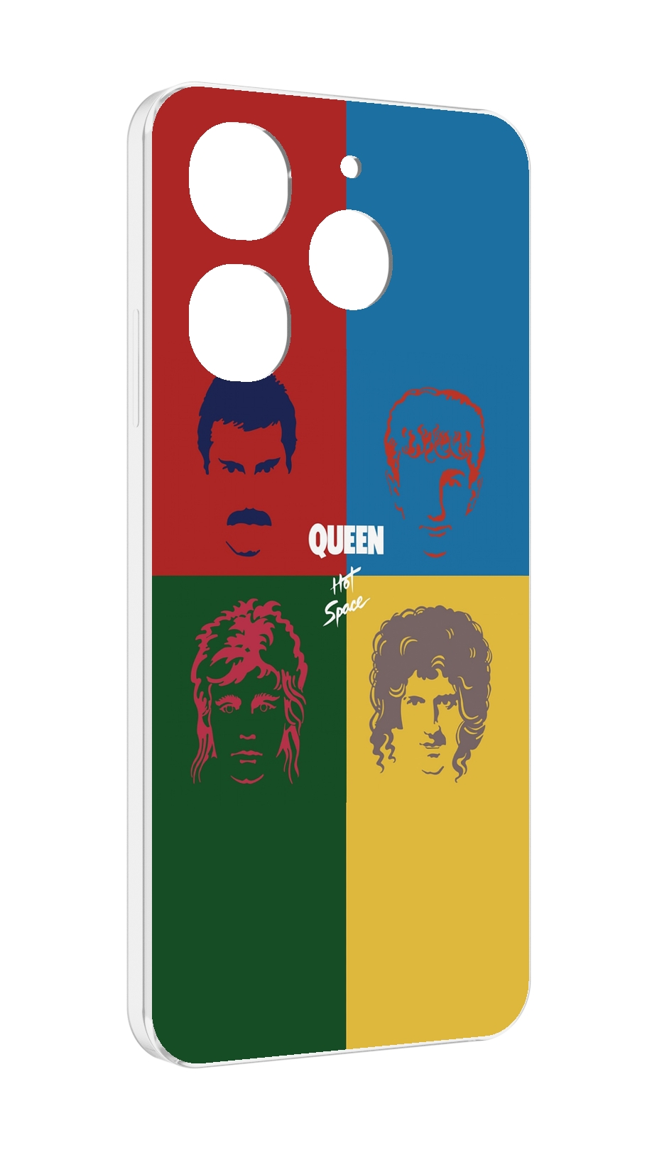 Чехол MyPads hot space queen альбом для Tecno Spark 10 Pro противоударный