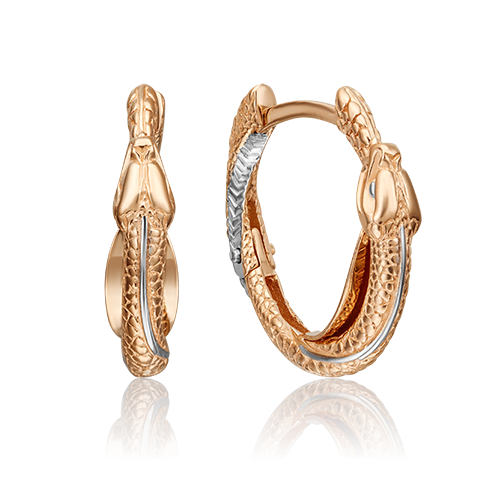 

Серьги конго из красного золота PLATINA jewelry 02-4376-00-000-1110-48_0, 02-4376-00-000-1110-48_0