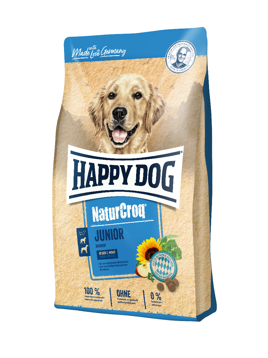 

Сухой корм для щенков Happy Dog NaturCroq Junior, все породы, птица, 15кг, NaturCroq Junior