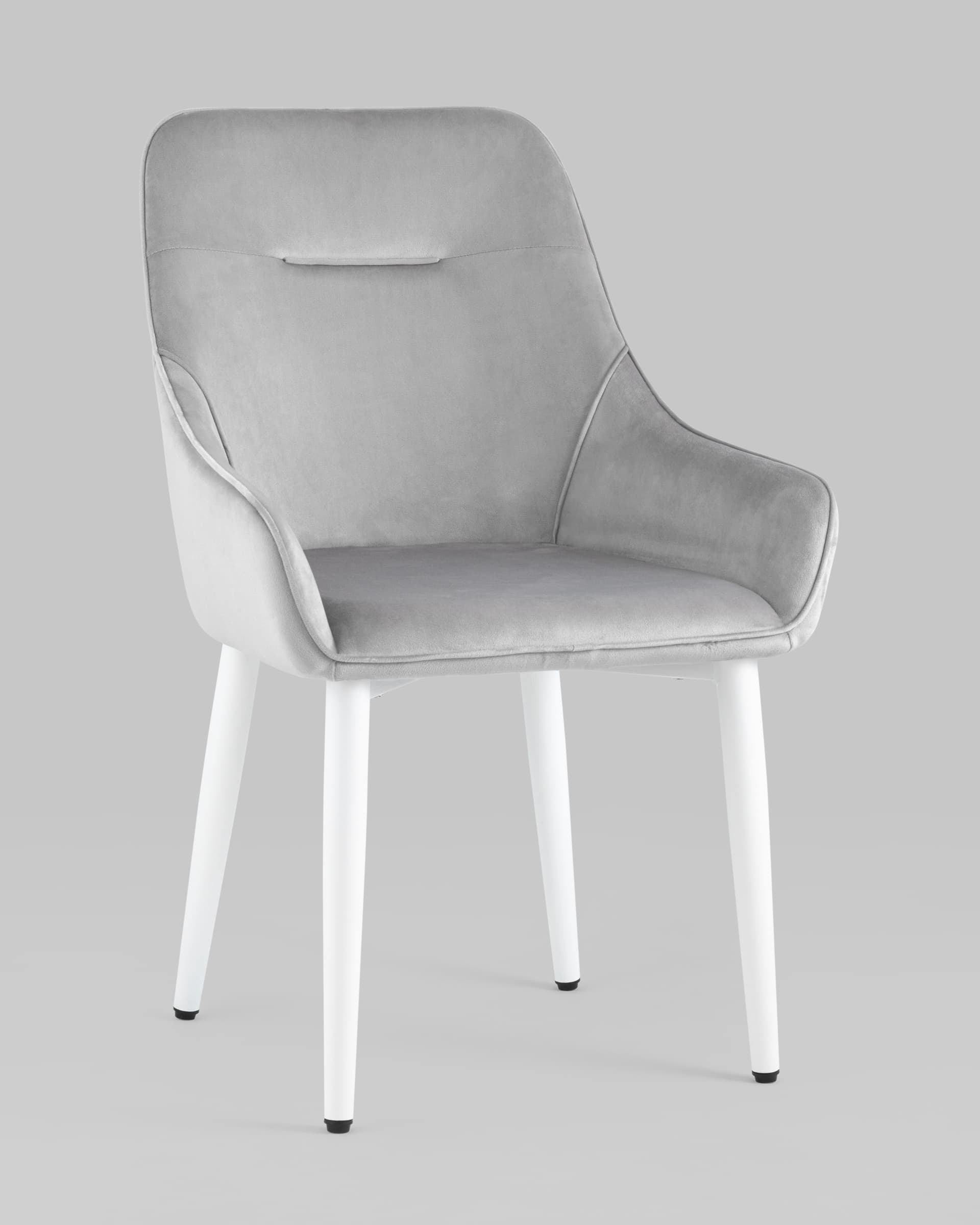 фото Стул stool group диана ут000031291, серый/белый