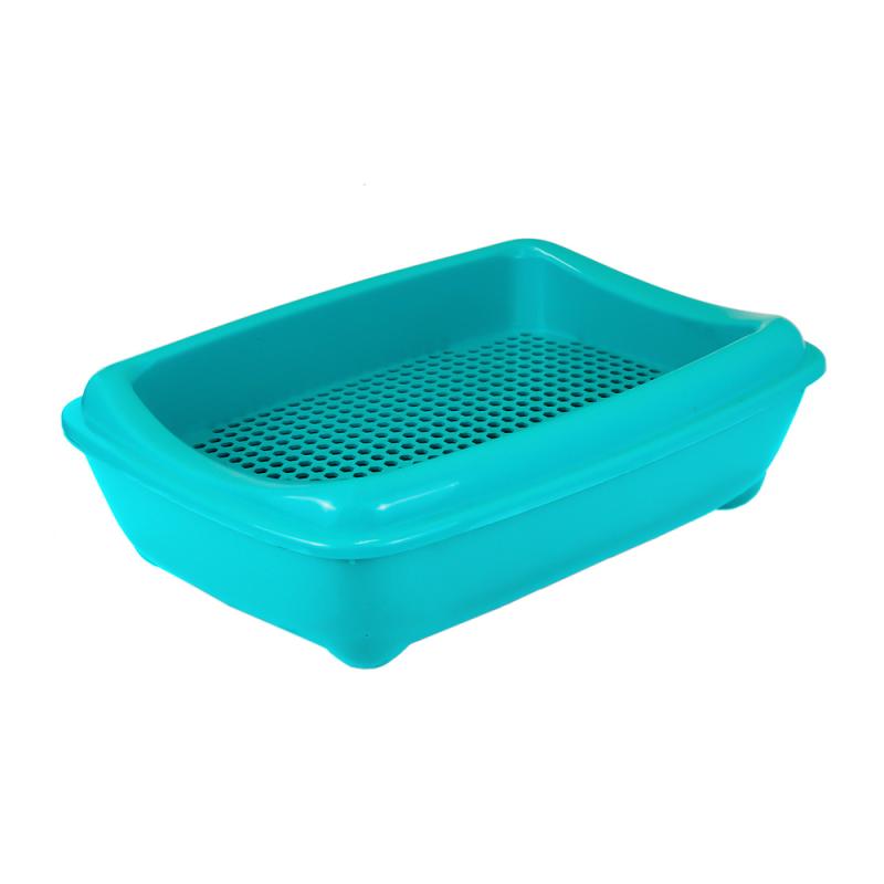 

Моськи-Авоськи Туалет для кошек с рамкой-сеткой глубокий под наполнитель 433012см бирюзовы, Моськи-Авоськи Туалет для кошек с рамкой-сеткой глубокий (под наполнитель) 43*30*12см бирюзовый (2 шт)