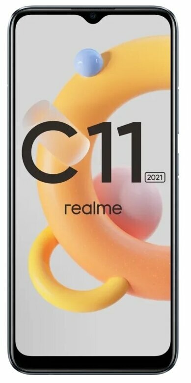 

Смартфон realme C11 2021 2/32GB, серая сталь