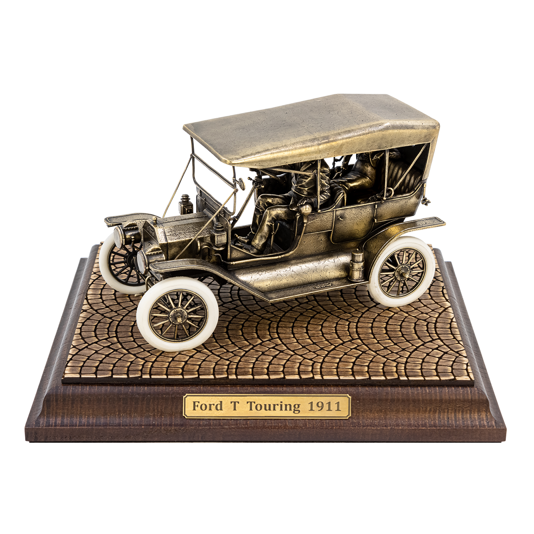 

Статуэтка автомобиль Ford T Touring 1911 масштаб 1:24 Пятигорская Бронза 96837, Бронзовый, 96837