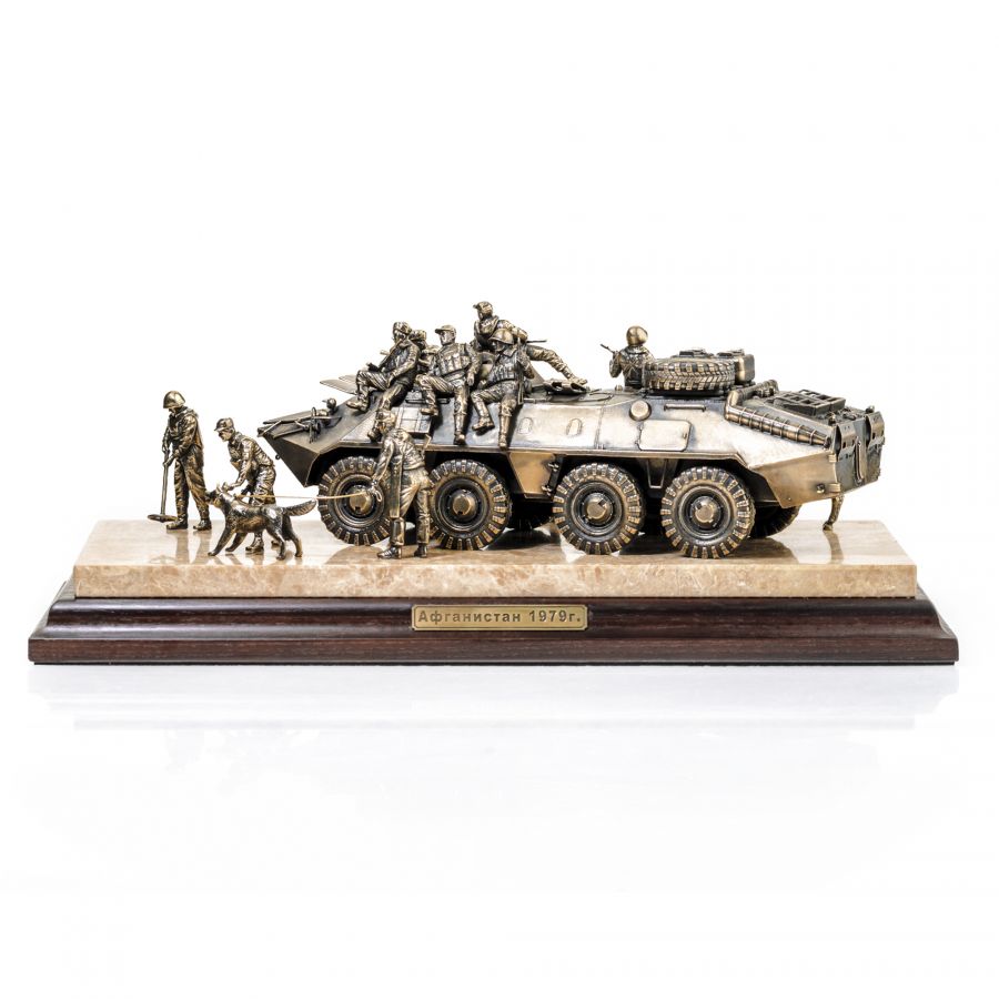 

Статуэтка Афганистан 1979г масштаб 1/35 Пятигорская Бронза 11816, Бронзовый, 11816