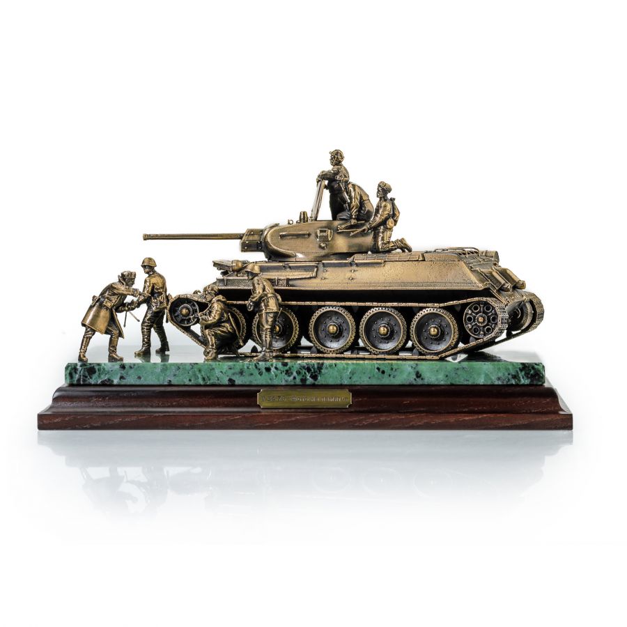 

Статуэтка танк Т-34/76 1/35 Пятигорская Бронза 11893, Бронзовый, 11893