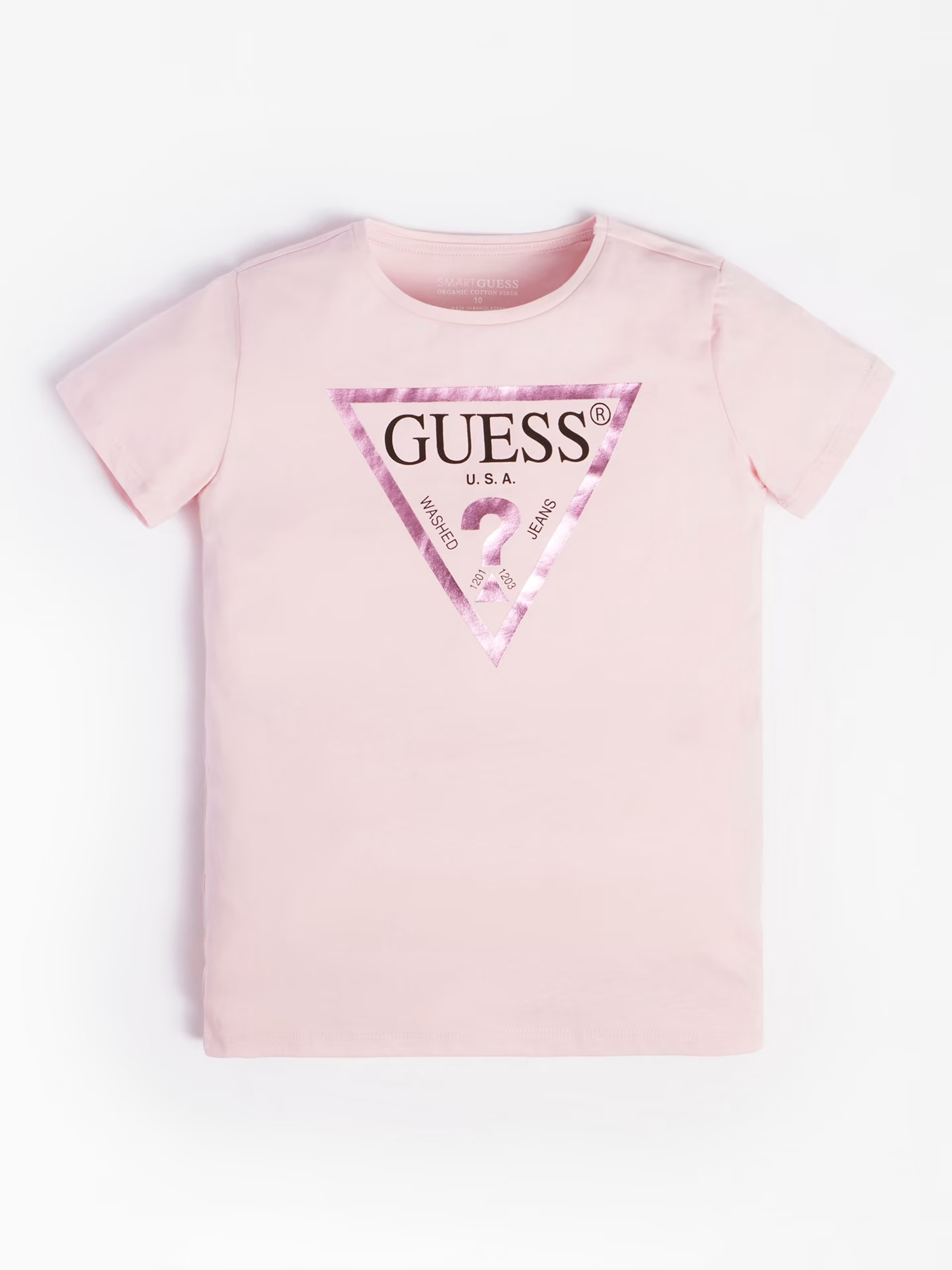 

Футболка детская для девочек Guess J73I56K8HM0 розовая 16, Розовый, J73I56K8HM0