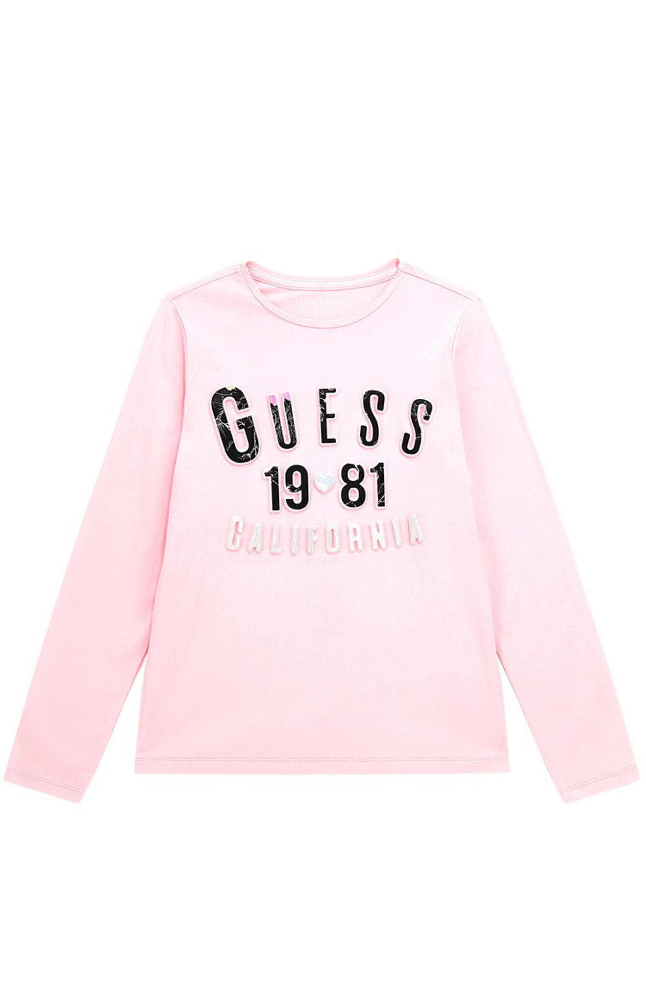 Лонгслив детский для девочек Guess J4YI31K6YW4 розовый 8 1539₽