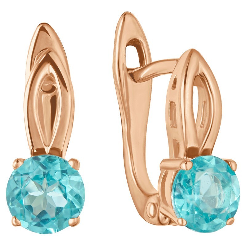 

Серьги из серебра с апатитом LAZURIT-ONLINE 7717RG, 7717RG