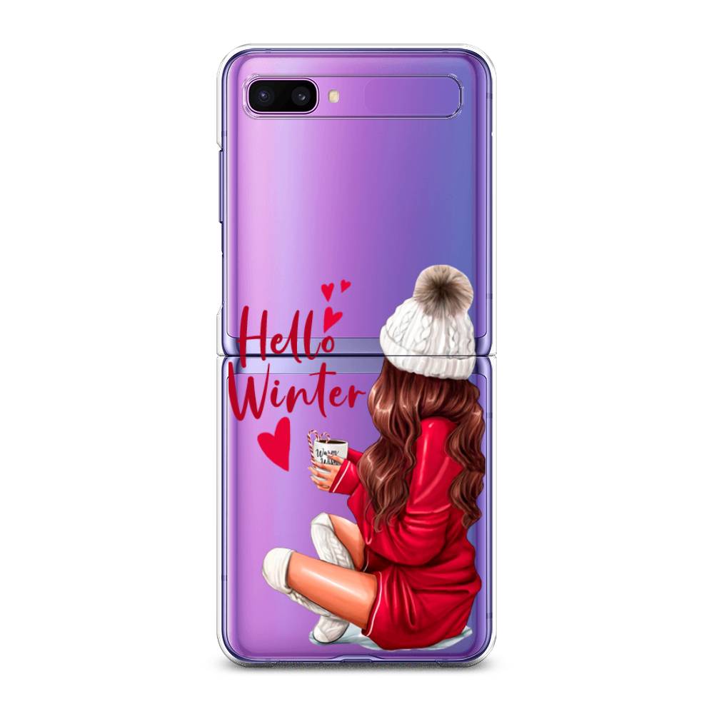 

Чехол на Samsung Galaxy Z Flip 1 "Hello winter", Красный;белый;коричневый, 2107150-5