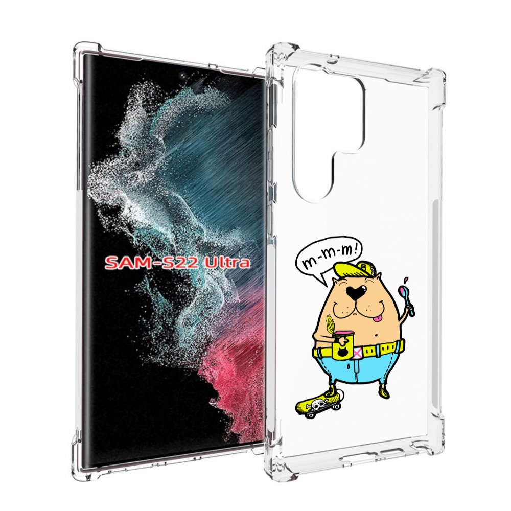 

Чехол MyPads Бобр для Samsung Galaxy S23 Ultra, Прозрачный, Tocco