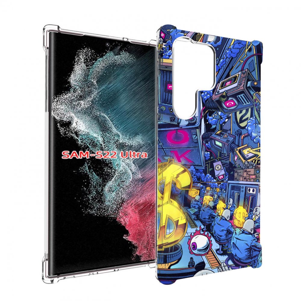 

Чехол MyPads футуристичная картинка для Samsung Galaxy S23 Ultra, Прозрачный, Tocco