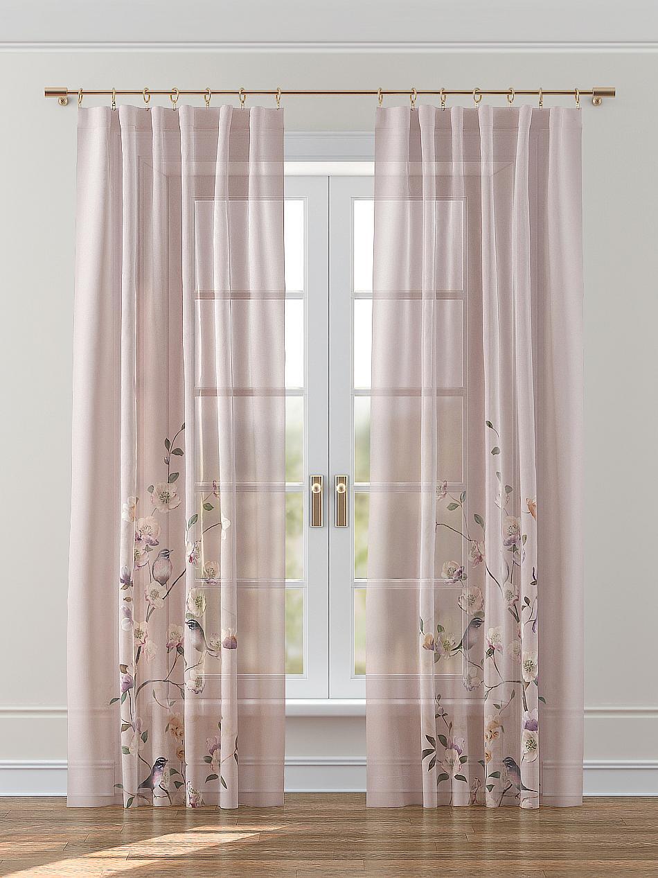 

Тюль AT HOME Равини (пыльная роза) высота 260 см, ширина 150 см, Зеленый, 972069