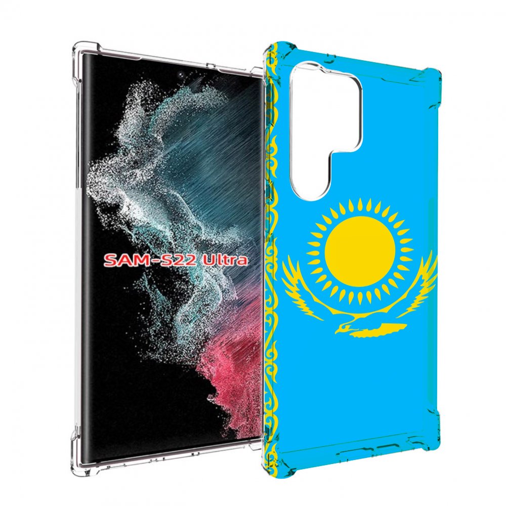 

Чехол MyPads флаг Казахстана-1 для Samsung Galaxy S23 Ultra, Прозрачный, Tocco
