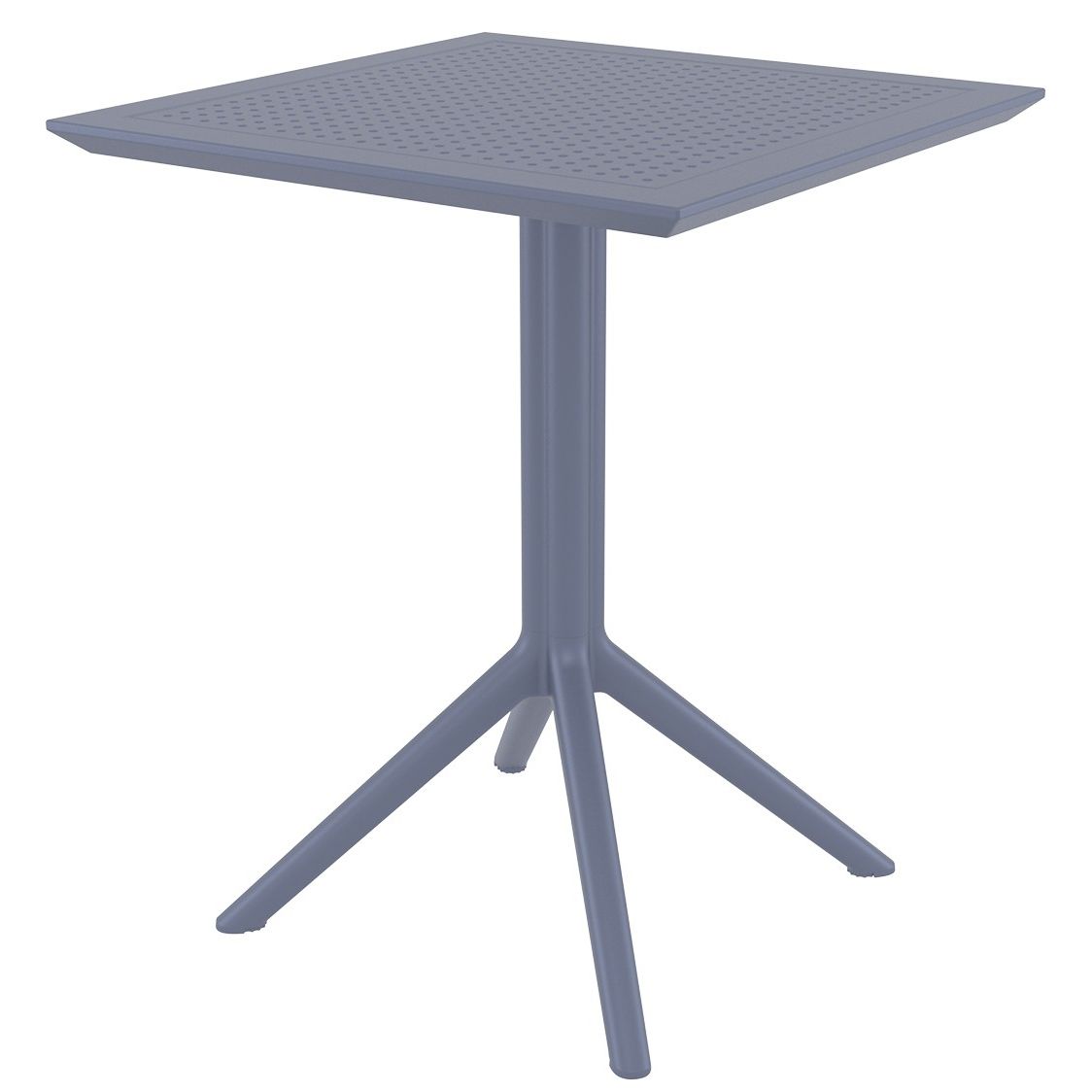 Обеденный стол Siesta exclusive Sky Folding Table 60 серый 60х60х74 см