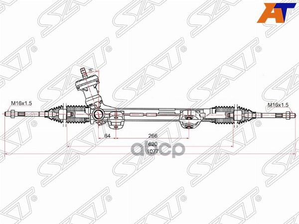 

Рейка Рулевая Hyundai Elantra 11- Lhd Sat арт. ST-56500-3X001