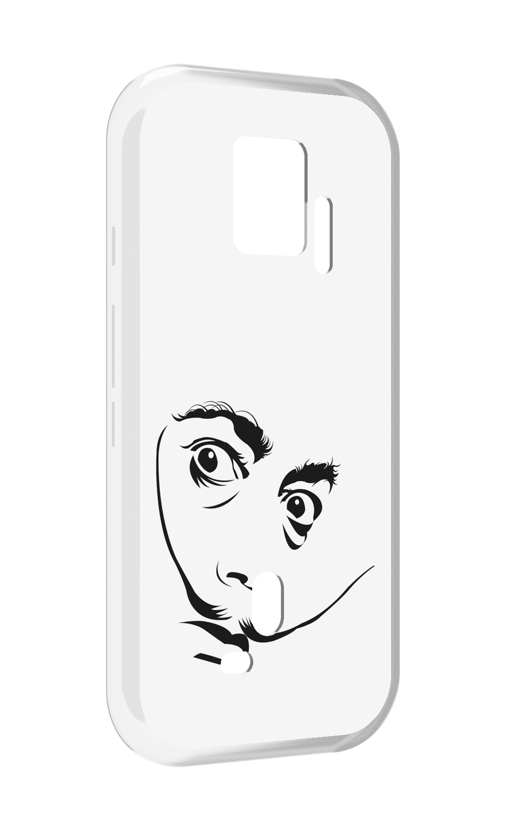 

Чехол MyPads мужчина с длинными усами для ZTE Nubia Red Magic 7S Pro, Прозрачный, Tocco