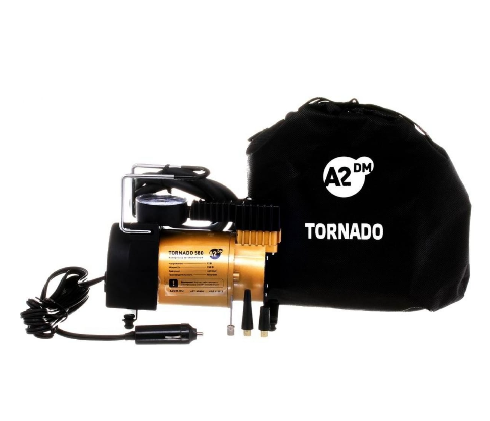 

Компрессор Tornado AC-580 А2ДМ 40 л/мин 150 Вт с металлическим поршнем