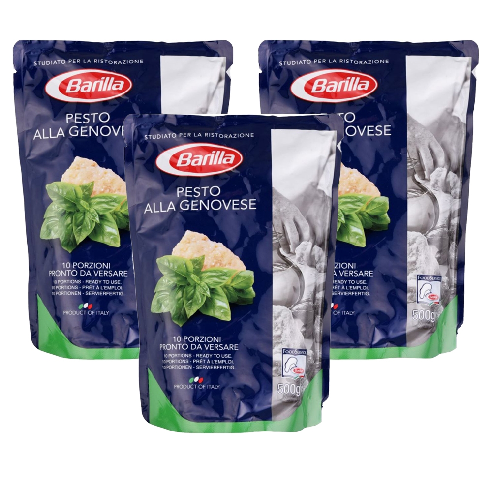 

Соус Barilla Песто Дженовезе с базиликом, 500г x 3 шт