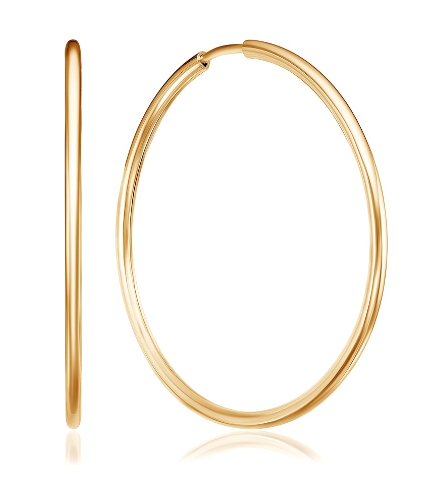 

Серьги конго из серебра Media d`oro 03-2-1787, 03-2-1787