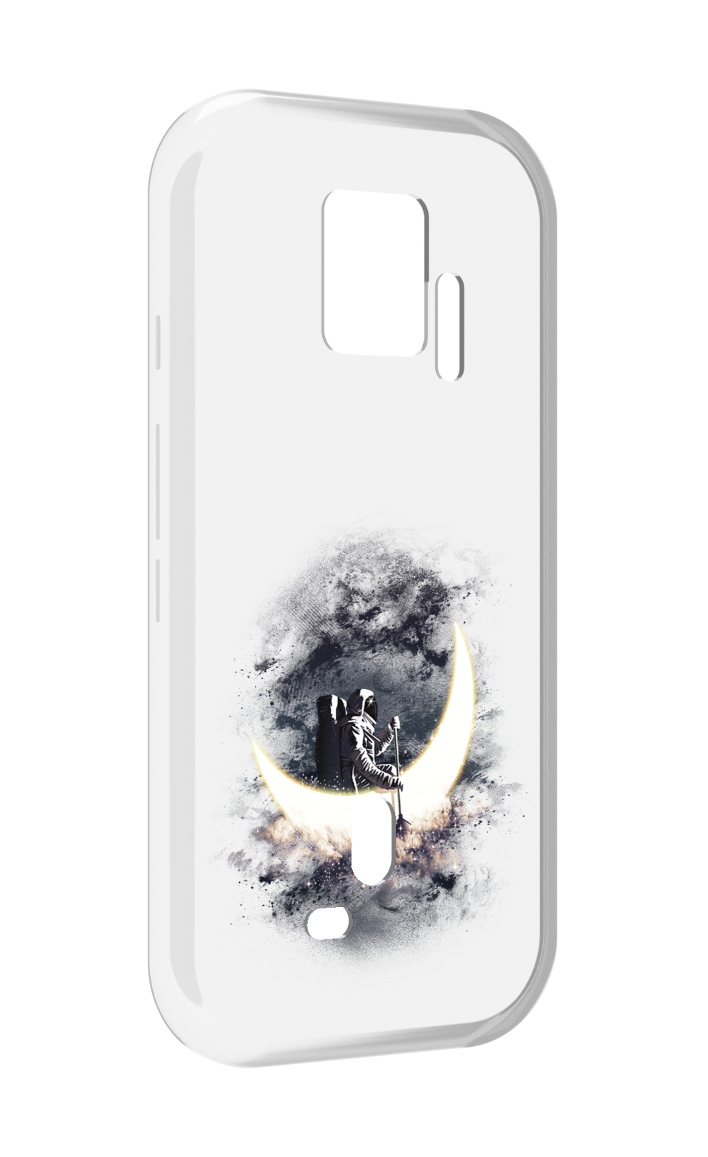 

Чехол MyPads лунный путешественник для ZTE Nubia Red Magic 7S Pro, Прозрачный, Tocco