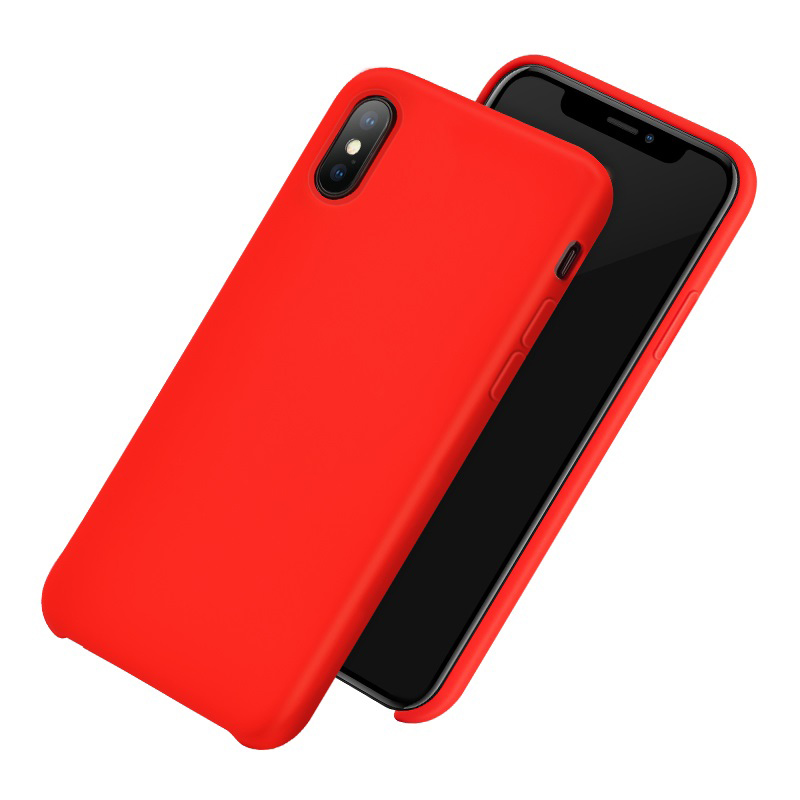 фото Накладка hoco pure series protective case для iphone xs max красная