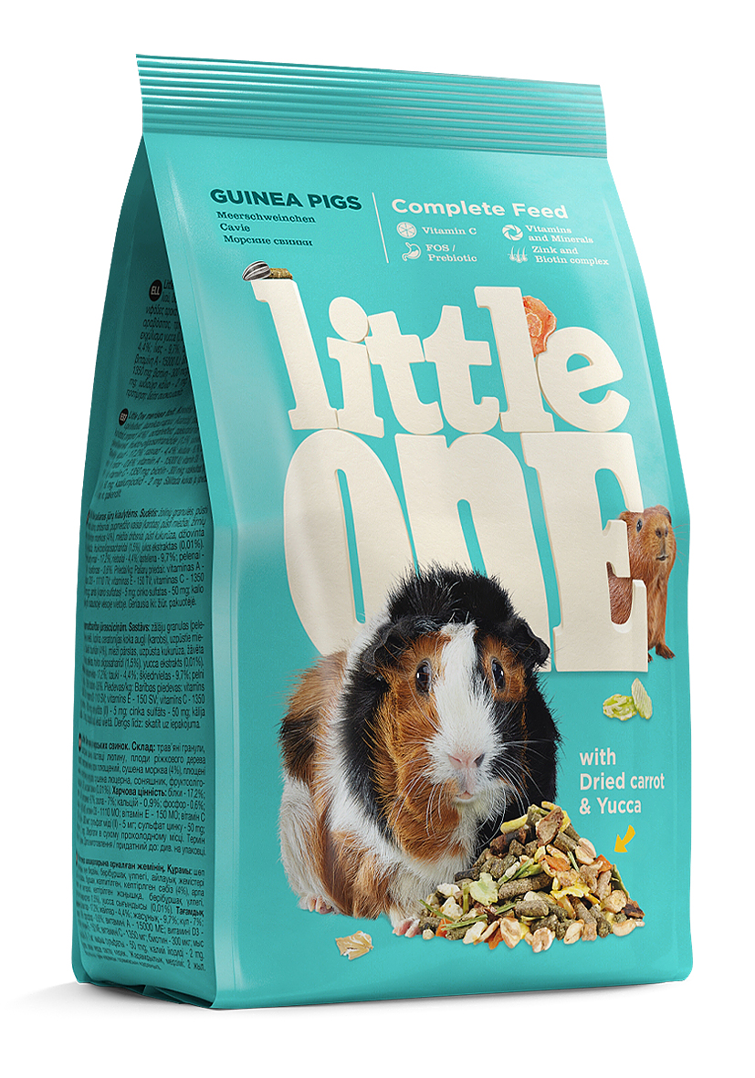 

Сухой корм для морских свинок Little One, 900 г, 4 шт, Guinea Pigs