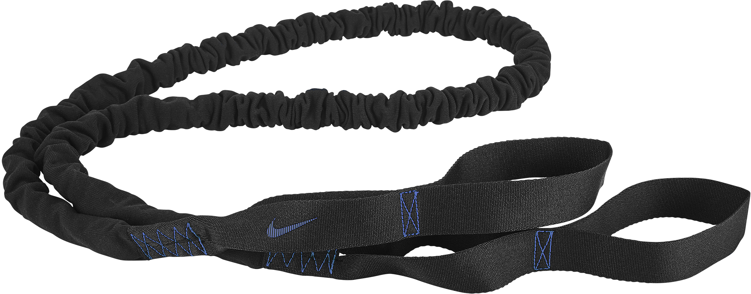 NIKE RESISTANCE BAND - HEAVY BLACK/PHOTO BLUE OSFM, эспандер (033) черн/син, one size