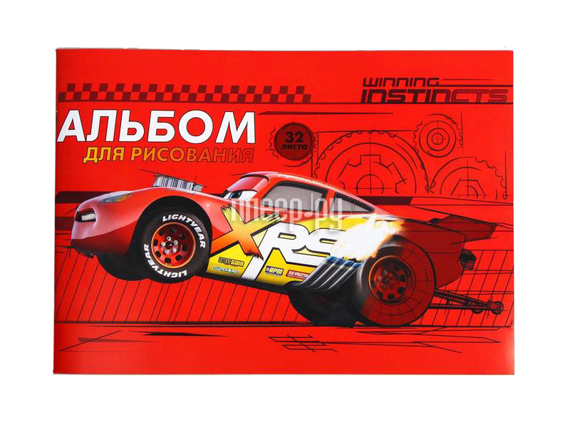 

Альбом для рисования Disney Тачки Маккуин А4 32 листа 4979369