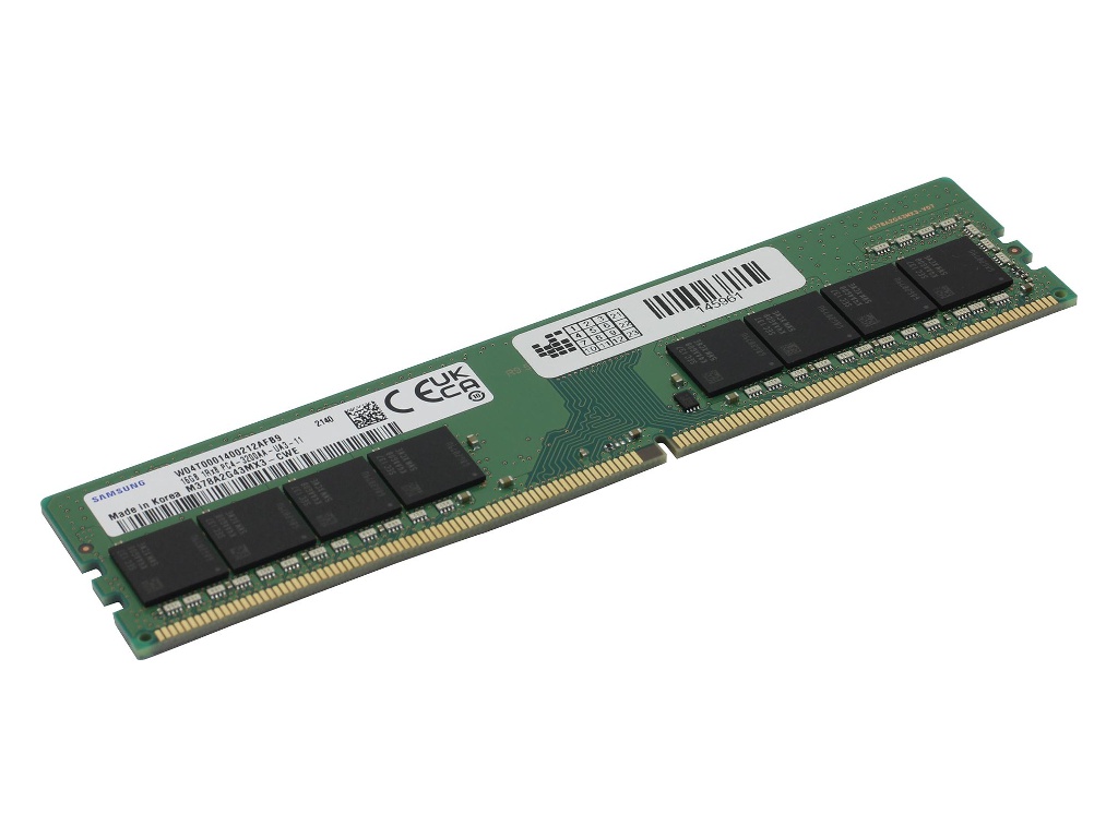 

Модуль памяти Samsung DDR4 DIMM 3200Mhz PC25600 CL22 - 16Gb M378A2G43MX3-CWE