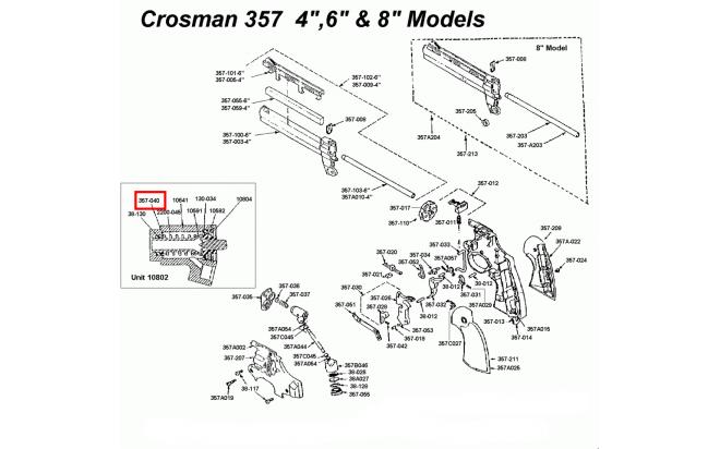 фото Шайба пружины штока клапана crosman 357 nobrand