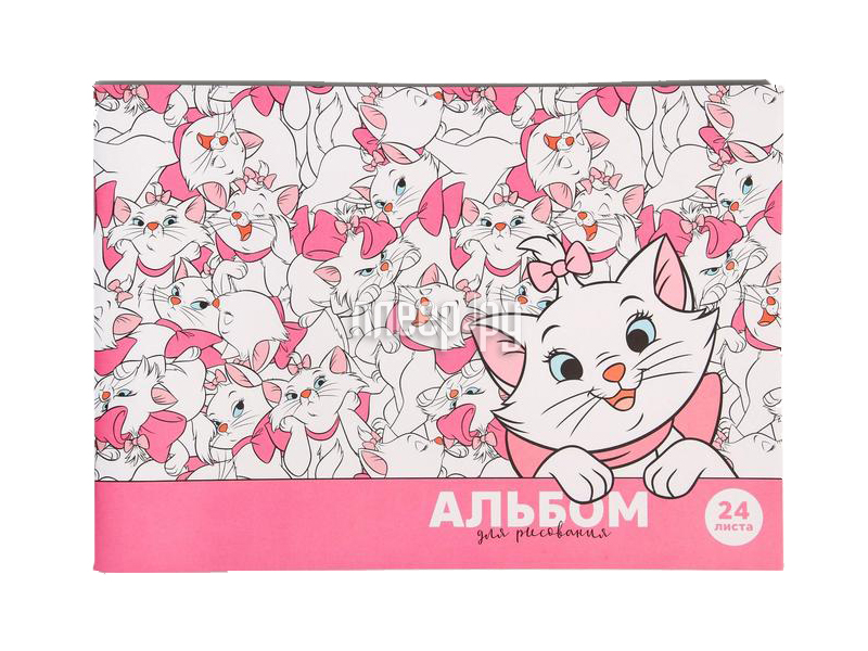 

Альбом для рисования Disney Кошечка Мари, Коты-аристократы A4 24 листа 4979353