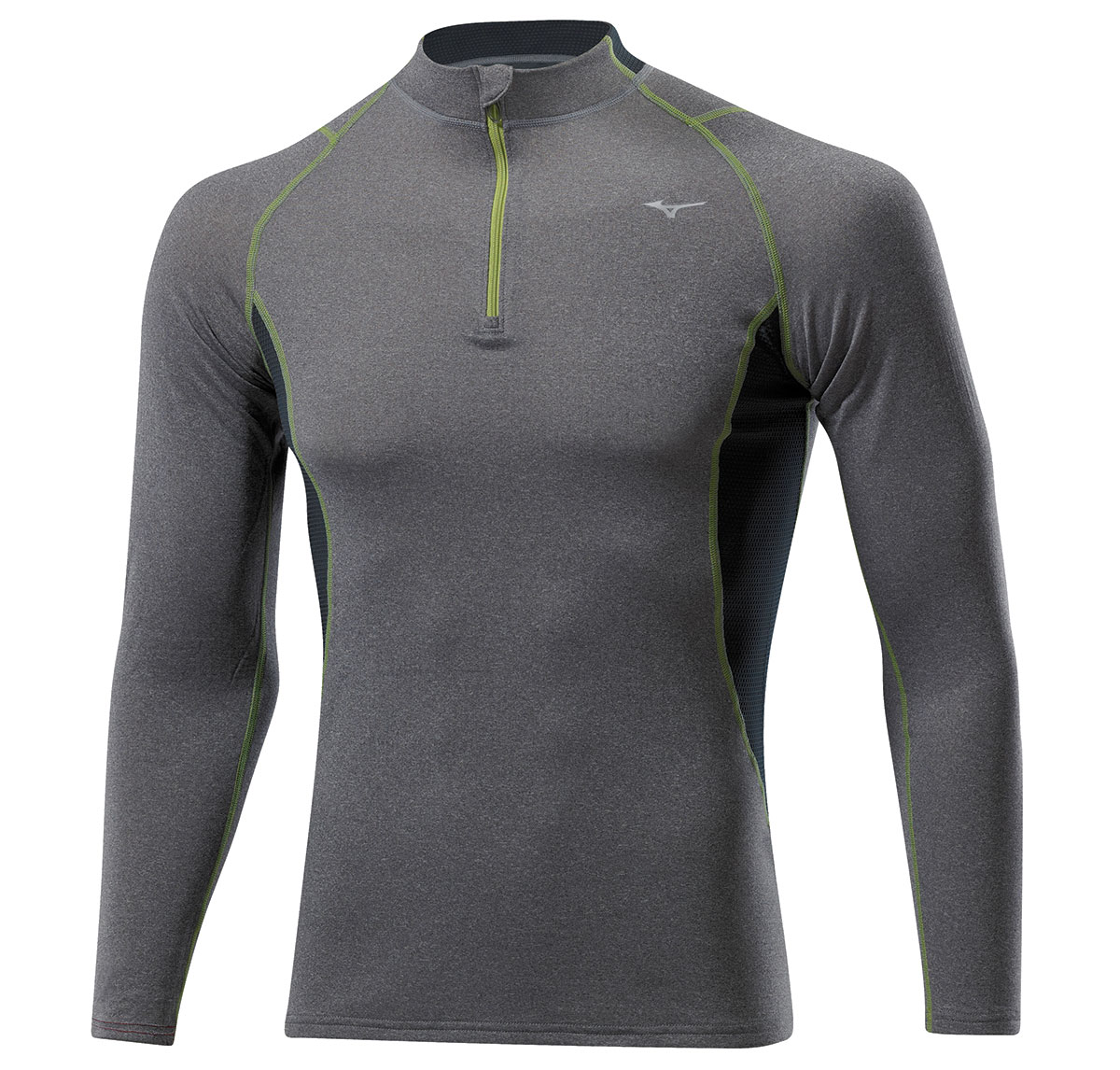 

Wool H/Z , топ (84) сер/лайм, S, Серый;желтый, Wool h/z