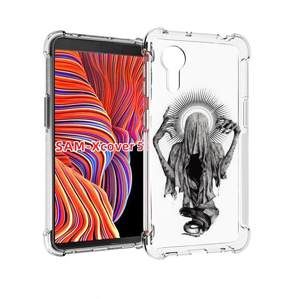 

Чехол MyPads страшная змея в мантии для Samsung Galaxy Xcover 5, Прозрачный, Tocco