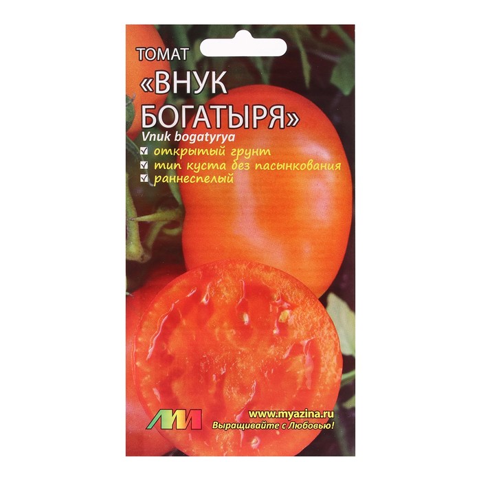 

Семена Томат "Внук богатыря", 0,02 г